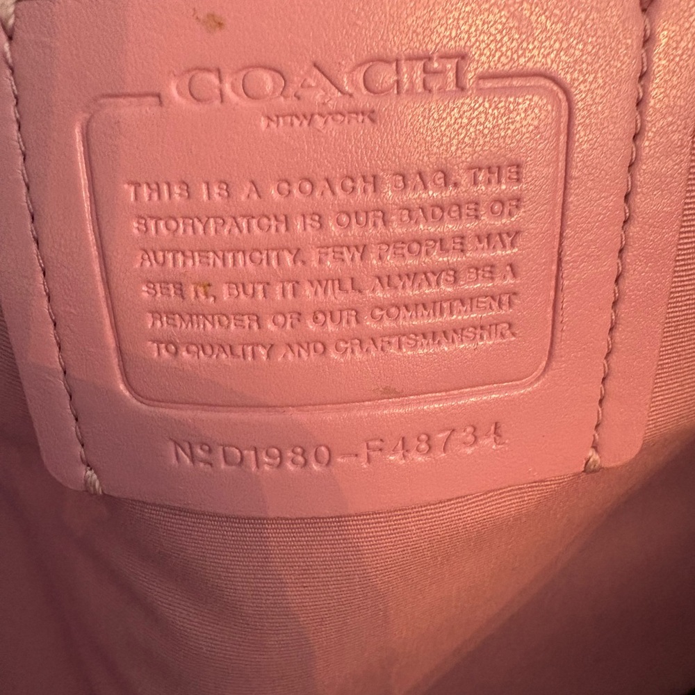 Coach Pink Avenue Carryall - *Rehab Bag* - Picture 7 of 8